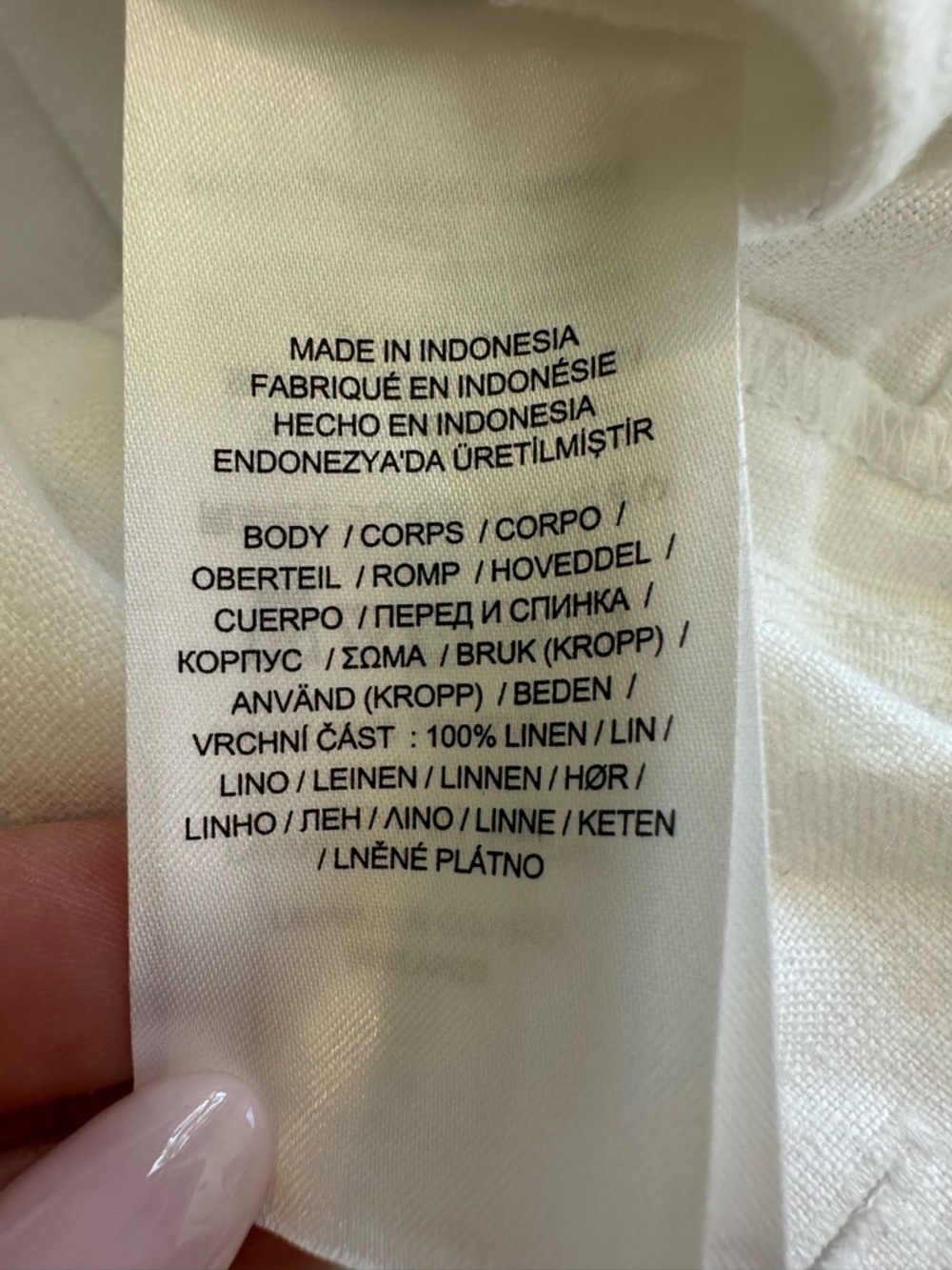 Lauren Ralph Lauren Daviana White Linen Shorts - Picture 11 of 12